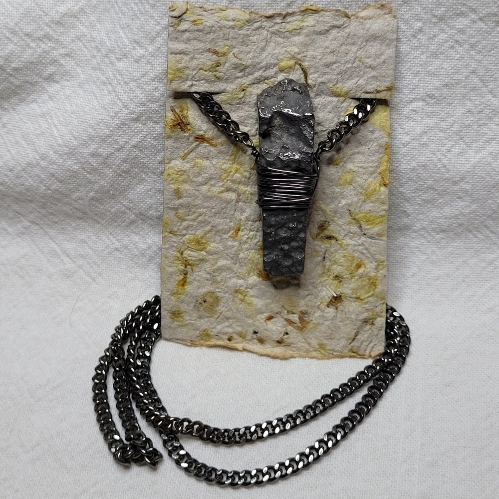 Rough and Polished Wire Wrapped Stone